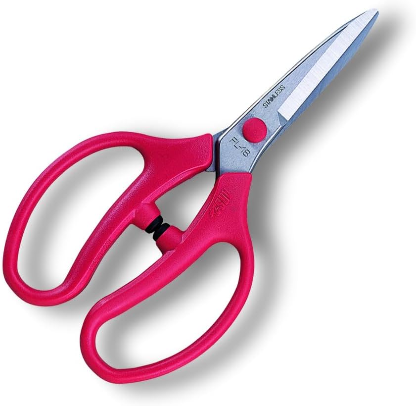 Ars Corporation FL-18-BP Flower Scissors Franvin Long Type 7.1 inches (180 mm) (Blister Pack)
