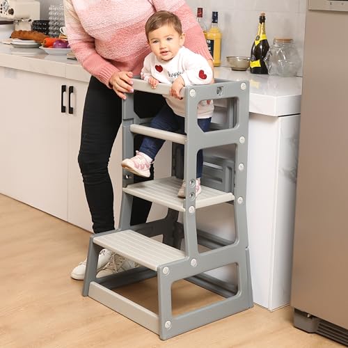 SDADI Mother's Helper adjustable kitchen step stool