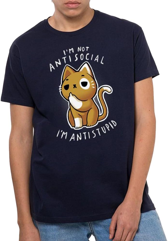 Pampling Kinder T-Shirt Unisex voor Jongens en Meisjes met Korte Mouwen, 100% Katoen, Comfortabel en Ademend met Originele Prints, Gescreend met Ronde Hals en Rechte Snit, Kleur Wit (Catana, M