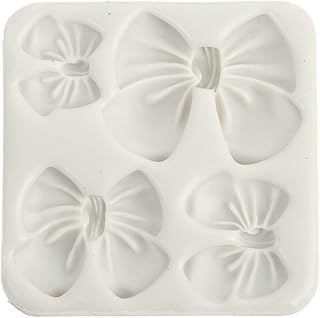 Silicone Moulds Bow Fondant Moulds for DIY Chocolate Candy Pudding Gum Cupcake Decorating Desserts Handmade Moulds
