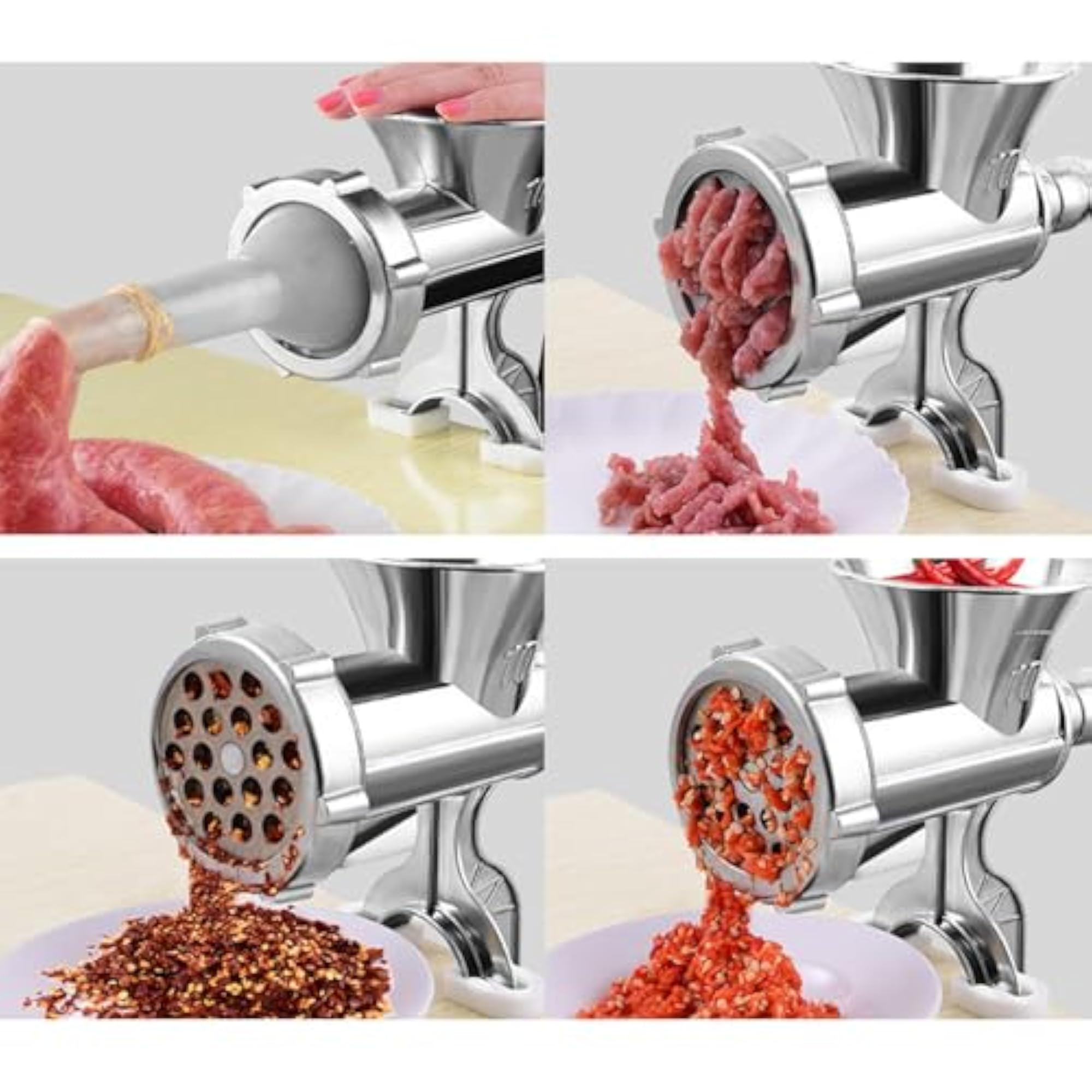 Manual Meat Grinder Tool for Home Use