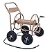 Liberty Garden Products 870-M1-2 Industrial 4-Wheel Garden Hose Reel Cart, Holds 300-Feet of 5/8-Inch Hose - Tan