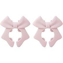 Multipurpose Bowknot Shape Kitchen Organizer Spoon Holder Speckled Lid and Cookware Pot Handle Clip Organizer