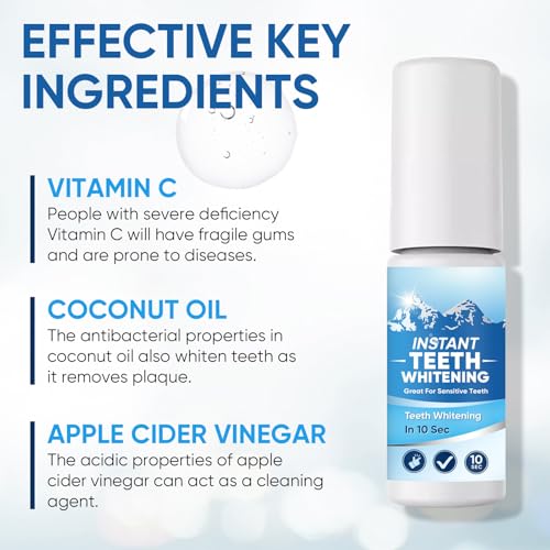 Tooth Paint, Teeth Whitening Paint, Instant White Tooth Paint, Tooth Polish Uptight White, Portable and Simple - Image 5