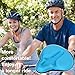 DAWAY C6 Large Comfortable Bike Seat Cushion - Extra Soft Bicycle Saddle Cover, Thick Memory Foam & Gel Padded, Comfort Cycling Pad, Fit for Peloton, Stationary Exercise, Mountain, Road Bikes, Blue