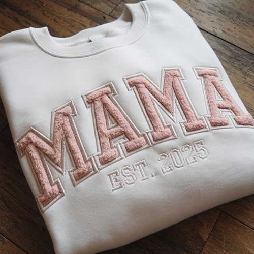 Custom Embroidered Faux Fur Sweatshirts Hoodie Design Your Own, Make Pullover Crewneck For Everyone, Customize Text On Sleeve, Saying, Words, Name, Personalized Embroidery Gifts Christmas Birthday3