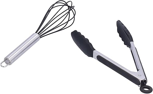 Miniatura 5 de Utensilios de cocina, Kit de herramientas de cocina no para el hogar (10 piezas de silicona negro conjunto (incluyendo caja de color))