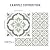 Alwayspon 25Pcs 6x6inch/15x15cm Peel and Stick Vinyl Wall Tile Sticker, Green Floral Textured Self-Adhesive Backsplash Tile Decals Stick on Tiles Waterproof Removable for Kitchen Bathroom