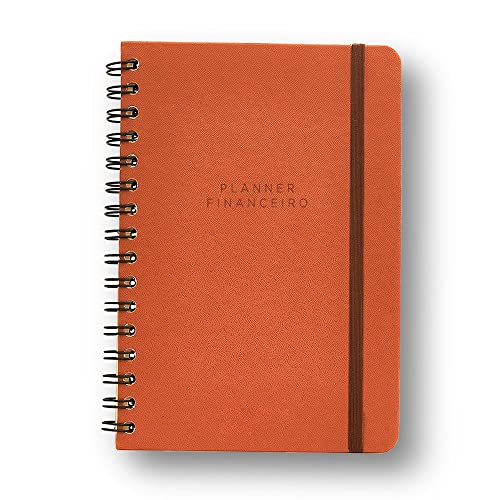 Planner Wire-O Clássica Financeiro A5 Caramelo, Cicero