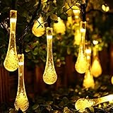 Satu Brown 60 LED 36ft Solar String Lights Outdoor Fairy Waterproof Lights Decoration for Home, Garden, Patio, Yard, Christmas Tree, Parties (multi color)