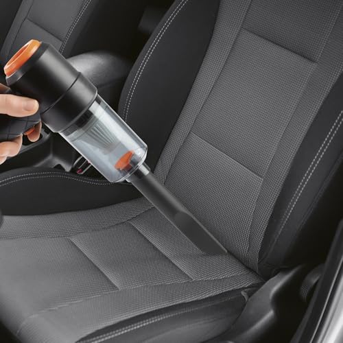 CLEANmaxx Akku-Handstaubsauger im 6-TLG. Set | Kabbelloser & Beutelloser Handsauger | Mit Saug- & Gebläsefunktion | leistungsstarker Akku & leichtes Design | Ideal für das Auto, Krümel & Tierhaare