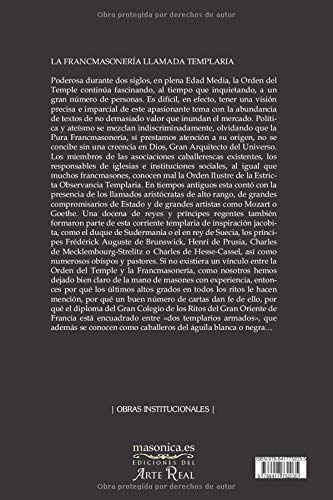 La Orden Ilustre de la Estricta Observancia Templaria: Su Gran Logia Escocesa: 8