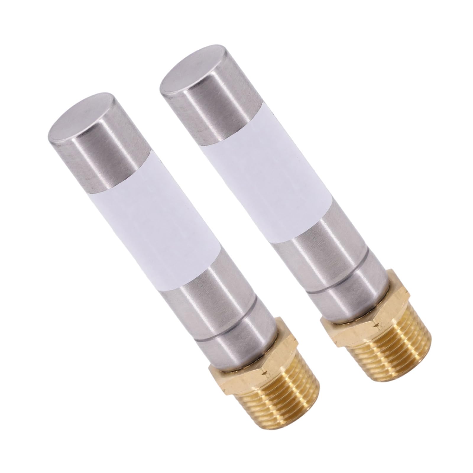 2Pcs Stainless Steel Water Hammer Arrestor Washing Machine Dishwasher Pipe Noise Stop 1 / 2inch Water Hammer Arrestor Washing Machine Dishwasher Pipe Noise Stop
