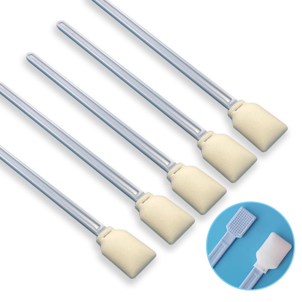 DTF Printer Cleaning Swabs, Printhead Cleaner, 8.9'' Extra Long Foam Cleaning Swabs for Inkjet Printers, Epson, Canon, DTF, HP Large-Format Color Printers(20PCS)