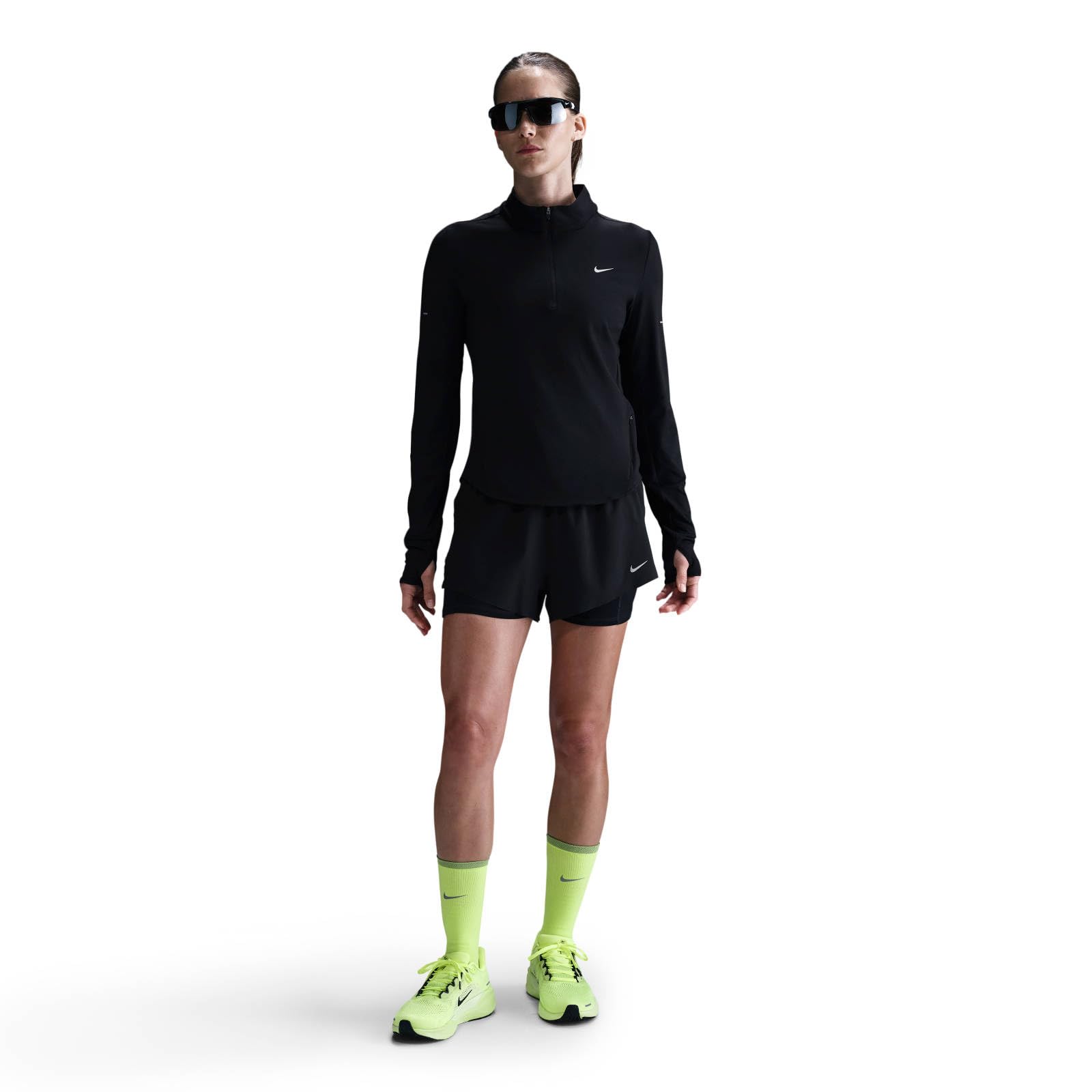 Nike Nike Swift Camiseta de Running Dri-fit con Cremallera de 1/4 Y Protección UV - Mujer Sweatshirt Mujer (Pack de 1)