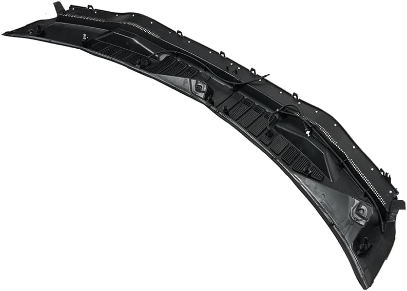 Windshield Wiper Cowl Panel Grille for 2017-2022 Ford Super Duty F250 F350 F450 F550 Replacement for HC3Z-25022A69-AB HC3Z-25022A69-AA Windshield Wiper Cowl Cover Panel PP+Rubber Composite