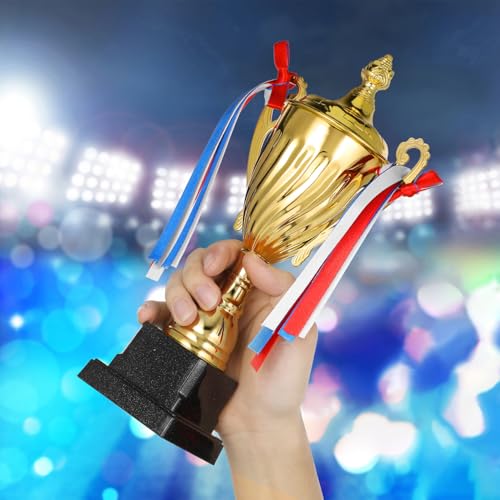 Toddmomy Troféu De Prêmio De 11. 4 Polegadas De Troféu De Grande De Troféu De Metal Para Adultos Cri