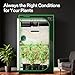 VIVOSUN Smart Pro Grow Tent Kit 4×4 Complete Smart Grow System WiFi-Integrated Automatic Control GrowHub E42A+, 2-in-1 Tunable Spectrum LED Grow Light, 360° Ventilation & Circulation Control System