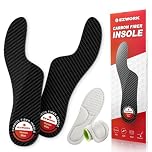 Morton's Extension Orthotic, Recovery Carbon Fiber Insole-Rigid Foot Support Shoe Inserts for Morton's Toe, Turf Toe, Hallux Limitus, Hallux Rigidus, Arthritis and Broken Big Toe-1 Pair Length 10.83"
