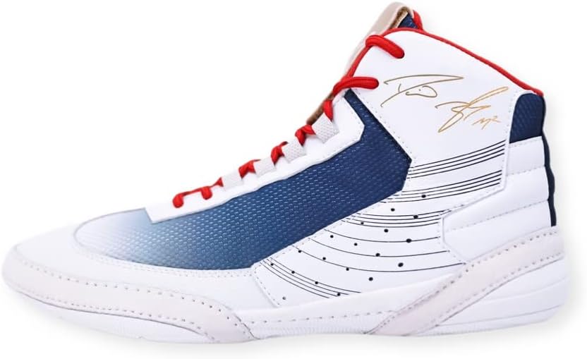 ScrapLife Wrestling | Limited Edition Ascend One Wrestling Shoes | Signature David Taylor Red/White/Blue | Premium Quality | Wrestlers Choice!, Red/White/Blue, 13