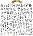 Produktbild Sunshine smile Charm Anhänger Schmuck Basteln,100 Stücke Charm Anhänger Antik Silber,Schmuckanhänger Charms,Charm anhänger gemischt,Charm anhänger DIY für Ohrringe Halskette Armband