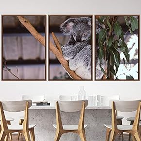 signwin 3 Piece Framed Canvas Wall Art Cuddle...