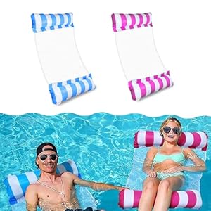 WUBAYI 4-in-1 Pool-Hängematte PF2, 2er Pack
