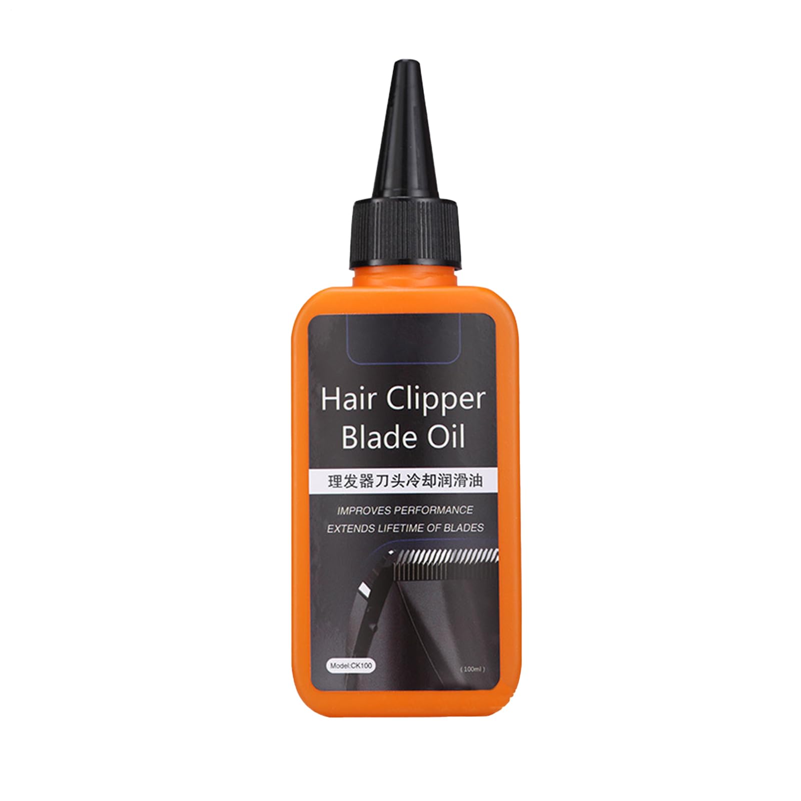 Clipper Oil for Hair Trimmers - 100ml Barber Grade Lubricant & Cooler - Also for Scissors, Sewing Machines & Tools - Reduces Friction, Prevents Rust - for Home & Salon Use