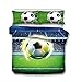 Produktbild DXSX Hochwertige Bettwäsche Set 3D Fußball Sport Stil Premium Bettbezug und Kissenbezug Set Kinderbettwäsche Jungs Mann Bettwäscheset Einzelbett Doppelbett King Größe (Stil #6, 135x200cm)