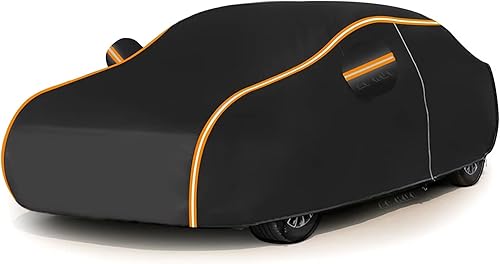 Funda para automóvil compatible con Peugeot 5008 (2016-2022), funda impermeable para automóvil para todo tipo de clima, 6 capas, cubierta completa