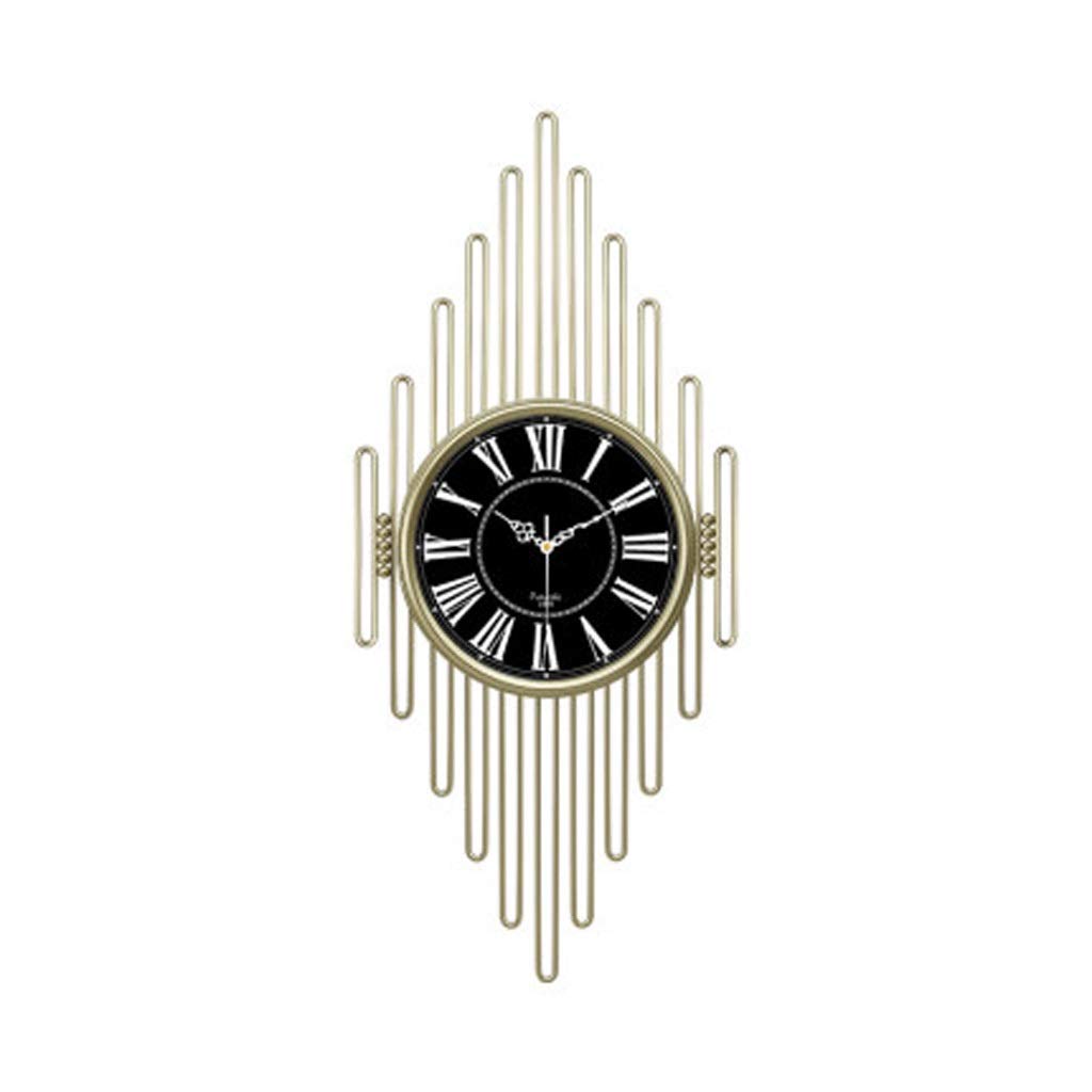 Horloge murale américaine silencieuse en art déco pour salon moderne