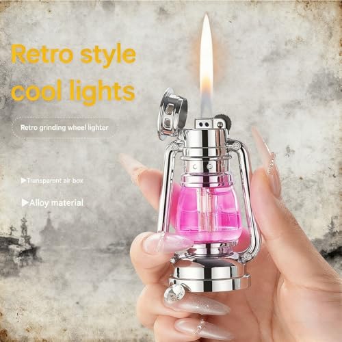 Encendedor clásico recargable de butano, mini portátil miniatura 2