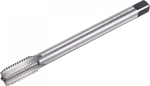 uxcell Machos de fresado de rosca, 58-11 UNC de acero de alta velocidad (HSS) 4 flautas rectas, rosca de rosca, 6.3 pulgadas de longitud (extra