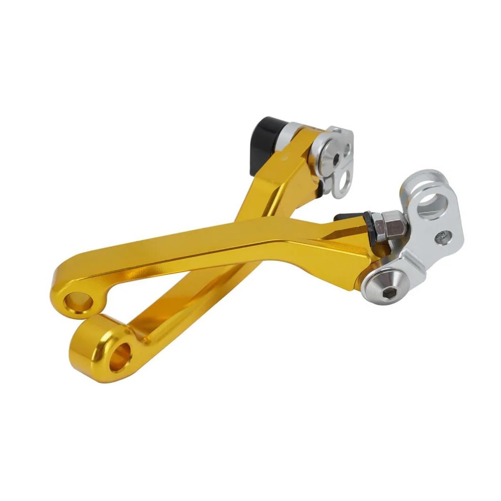 USQBUZHHK Brake Clutch Lever for Segway X160 X260 Brake Lever Motorcycle Left Right Adjustable Pivot Clutch Levers(Gold)