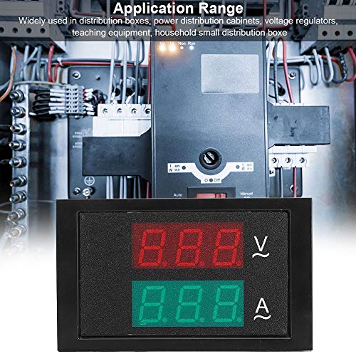Image of DL85-2041 Ammeter Voltmeter Panel Mounting Meter Display Digital Current Voltage Power Energy Meter Multimeter AC 80V-300V 0-50A Amp Voltage Power Meter Tester
