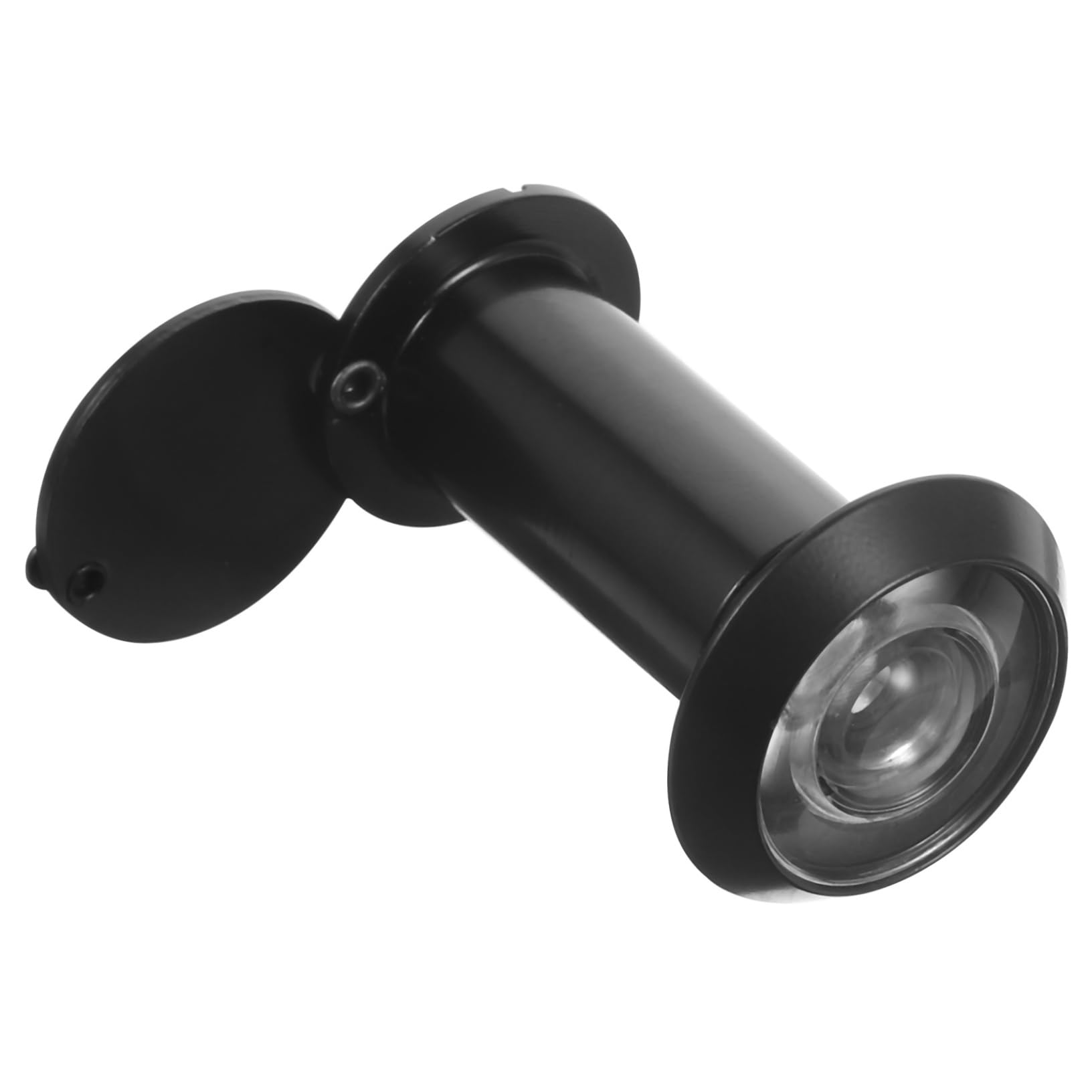 Visionneuse de porte grand angle 220° iplusmile avec judas en verre noir réglable