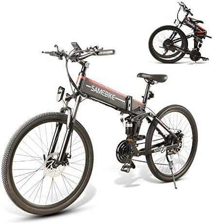 SAMEBIKE Bicicletta elettrica da montagna LO26 Bicicletta elettrica  pieghevole per adulti : Amazon.it: Sport e tempo libero