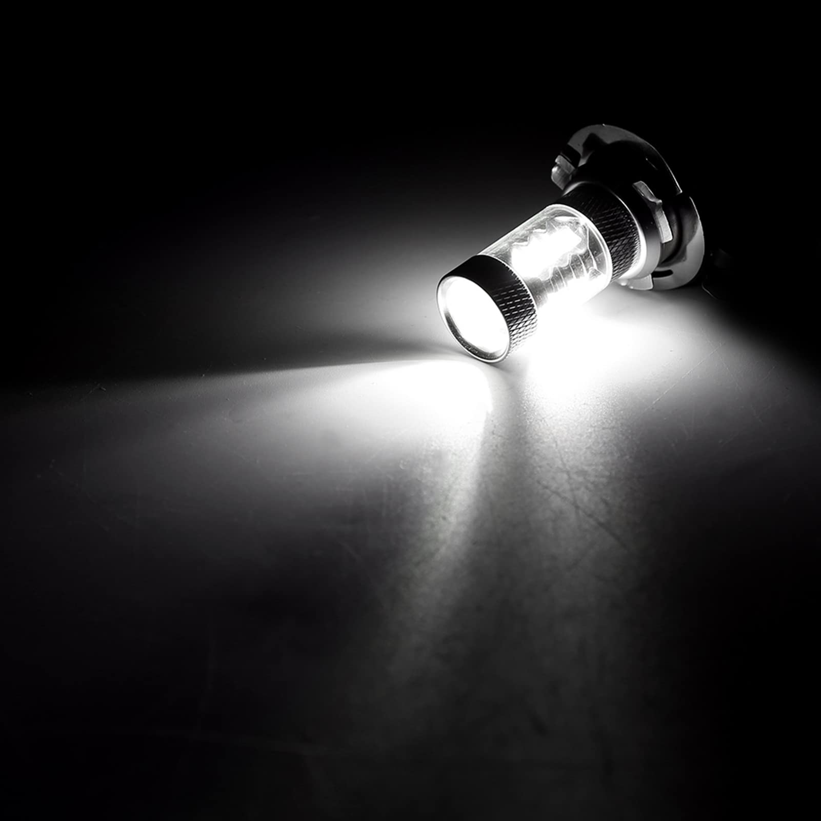 Lampadine LED Auto H15 da 80 W, 2 pezzi, luce bianca pura 6500 K, super luminose 1200 lm, adatte per fendinebbia, DRL e fari anteriori, facile installazione