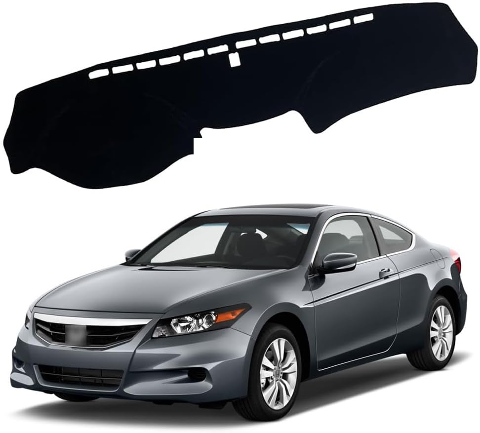 XITER Polyester Dashboard Cover Mat Carpet Dash Nonslip Sun Shade Mat Compatible For Honda accord 2008 2009 2010 2011 2012.