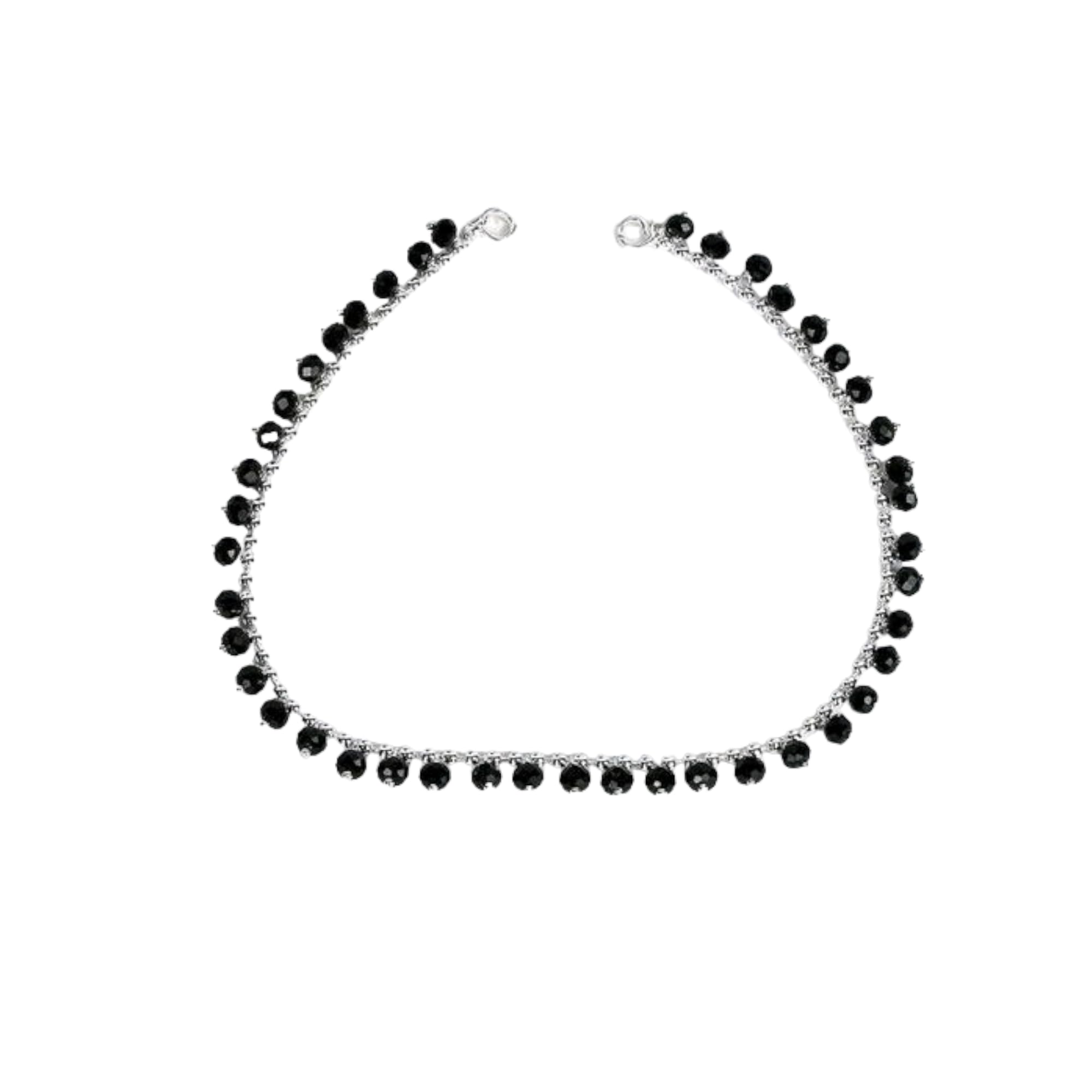 Graceful Black Beads 9.5 Inch Anklet Everyday Wearable Payal For Women & Girls (Pack of 2)-image-49