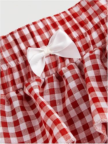 Image of Women Layered Gingham Shorts Cute Bloomers Plaid Shorts | Gingham Ruffle Shorts, Polka Dot Mini Bloomer Shorts, Micro Boyshorts, Tiered, Checkered, Lolita Outfits, Going Out