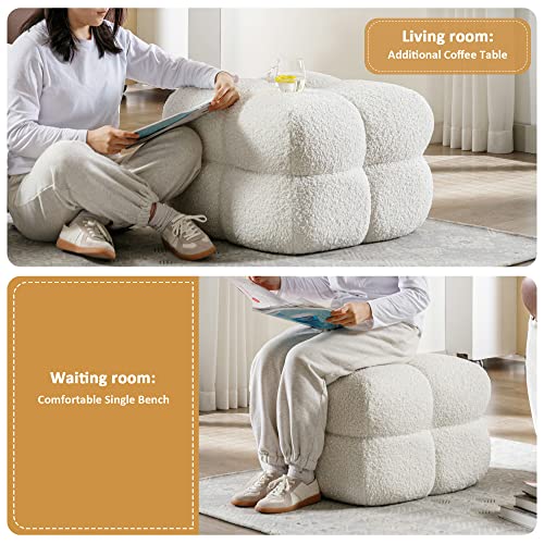 ONEVOG-White-Funky-Ottoman-Fuzzy-Couch-Sherpa-Pouf-Chair-21-inch-W-Tufted-Fluffy-Fabric-Upholsered-Stool-for-Living-Room-Bedroom-Cute-Pouf-Home-Decor ONEVOG White Funky Ottoman Fuzzy Couch Sherpa Pouf Chair 21 inch W Tufted Fluffy Fabric Upholsered Stool for Living Room Bedroom Cute Pouf Home Decor