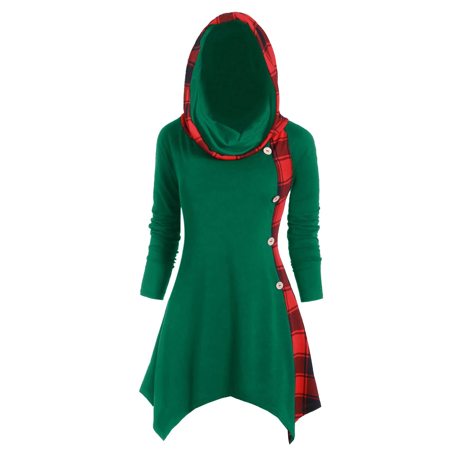 2026 Tunique décontractée à col en V pour Femme avec Motif géométrique et Ceinture