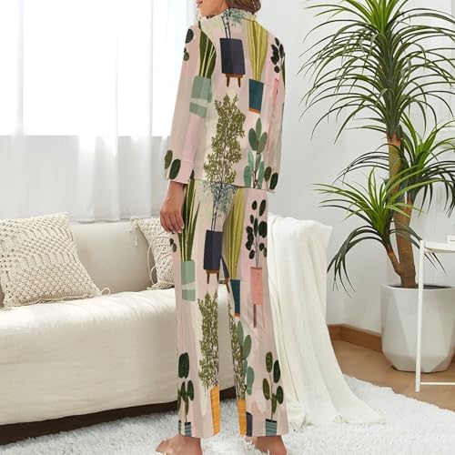 Pyjama femme 2 pièces imprimé bohème douceur et sérénité nocturne