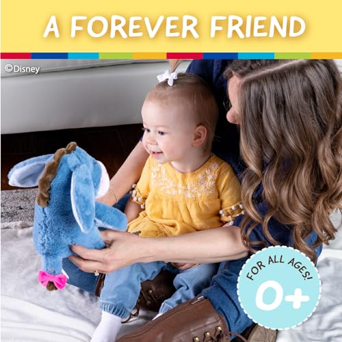 Image of KIDS PREFERRED Disney Baby Winnie The Pooh and Friends Stuffed Animal with Jingle and Crinkle, Eeyore, 9 inch