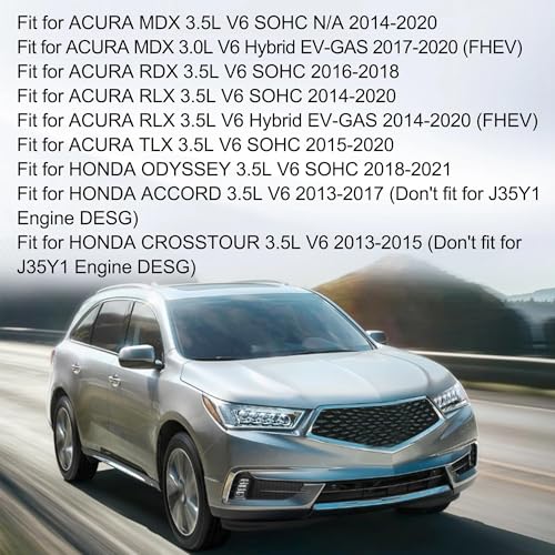 Image of 0362072 Valve Cover Gasket Set with Spark Plug Seals Fit 2013-2021 for Acura Mdx RDX RLX TLX Honda Accord Crosstour Odyssey Passport Pilot Ridgeline 3.0L 3.5L V6 J35Y5 J35Y6