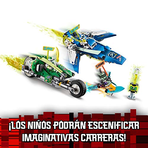 LEGO 71709 Ninjago Vehículos Supremos de Jay y Lloyd