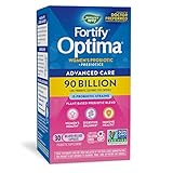 Nature’s Way Fortify Optima Women’s Daily Probiotic, 90 Billion, 15 Strains, Prebiotic, 30...
