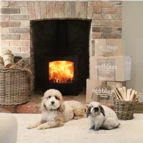 EcoBlaze Kindling - Kiln Dried Kindling for Wood Burners, Chimineas, Pizza Ovens & BBQs - Ready to Burn - 120 Stick Mega Pack