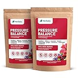 Herbaly Heart Functional Tea - 9 Superherbs - Natural, Organic, Non-GMO, Caffeine-Free, Sugar Free - 2 Pack, 60 Pyramid Tea Bags